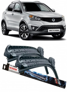Set 2 stergatoare parbriz Bosch Aerotwin 600/475mm compatibile cu Ssangyong ACTYON I (2005-2013) Bosch accesorii pentru autoturismul tau - masina v215935