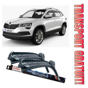 Set 2 stergatoare parbriz Bosch Aerotwin 600/475mm compatibile cu Skoda Karoq (2017-prezent) Bosch