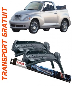 Set 2 stergatoare parbriz Bosch Aerotwin 600/475mm compatibile cu Chrysler PT CRUISER Convertible (2004-2008) Bosch accesorii pentru autoturismul tau - masina v211923