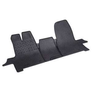 Set 3 covorase Ford Tourneo Custom (1+1) 2M 2012-2018, din cauciuc 100%, compatibile cu autoturismul FORD Tourneo v2027
