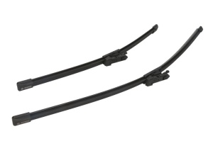 Set 3 stergatoare BMW Seria X1 (E84) din 2009 - 2015, pentru parbriz si luneta fata si spate auto, Bosch Aerotwin, din cauciuc siliconat rezistent, 4 Stickere Auto BMW v3104