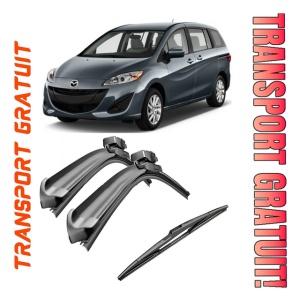 Set 3 stergatoare parbriz si luneta AR141S (650mm x 400mm) pentru Mazda 5 (CW) (09.10 -) Bosch