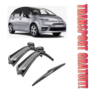 Set 3 stergatoare parbriz si luneta Bosch Aerotwin pentru Citroen C4 Picasso (B58) (07.08 - 12.13) Bosch