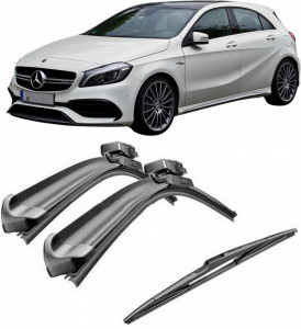 Set 3 stergatoare parbriz si luneta Bosch Aerotwin pentru Mercedes-Benz A-Klasse (176) (06.12 - 06.15) Bosch accesorii pentru autoturismul tau - masina v219460