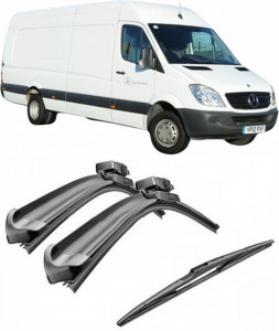 Set 3 stergatoare parbriz si luneta Bosch Aerotwin pentru Mercedes-Benz Sprinter (04.06 -) Bosch accesorii pentru autoturismul tau - masina v218808