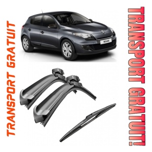 Set 3 stergatoare parbriz si luneta Bosch Aerotwin pentru Renault Megane III (BZ) Hatchback (11.08 - 05.17) Bosch
