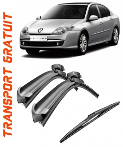 Set 3 stergatoare parbriz si luneta Bosch Aerotwin pentru Renault Laguna III (BT) (10.07 -) Bosch accesorii pentru autoturismul tau - masina v219866