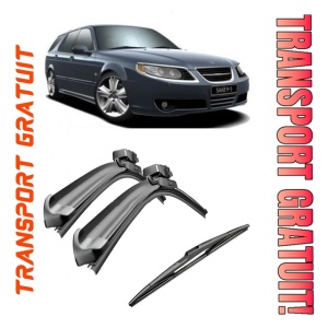 Set 3 stergatoare parbriz si luneta Bosch Aerotwin pentru SAAB 9-5 (9600) Kombi (08.07 - 07.09) Bosch