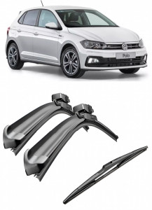Set 3 stergatoare parbriz si luneta Bosch Aerotwin pentru Volkswagen Polo (AW1) (06.17-) Bosch accesorii pentru autoturismul tau - masina v219767