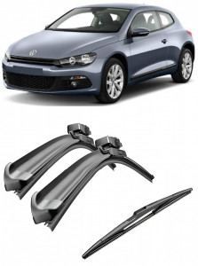 Set 3 stergatoare parbriz si luneta Bosch Aerotwin pentru Volkswagen Scirocco (138) (01.15 -) Bosch accesorii pentru autoturismul tau - masina v220049