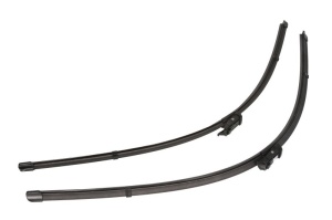 Set 3 stergatoare RENAULT ESPACE V (JR_) din 2015 - 2023, pentru parbriz si luneta fata si spate auto, Valeo Silencio, din cauciuc siliconat rezistent, 4 Stickere Auto RENAULT v12380