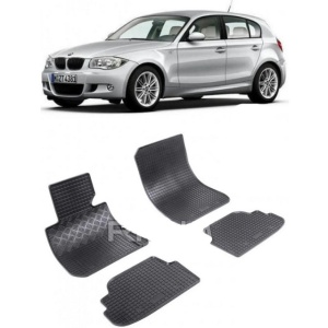 Set 4 covorase Bmw Seria 1 3-Usi 2007-2013, din cauciuc 100%, compatibile cu autoturismul BMW Seria 1 v108