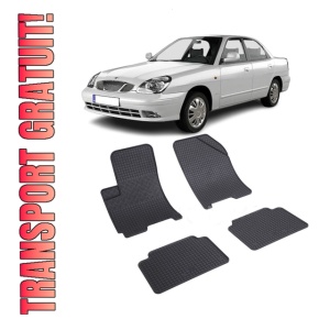 Set 4 covorase Chevrolet Nubira 2004-2011, din cauciuc 100%, compatibile cu autoturismul CHEVROLET Nubira