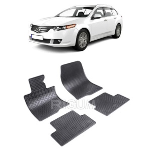 Set 4 covorase Honda Accord 2008-2015, din cauciuc 100%, compatibile cu autoturismul HONDA Accord v1044