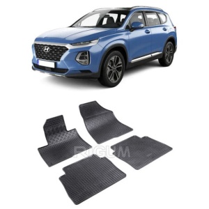 Set 4 covorase Hyundai Santa Fe 2010-2012, din cauciuc 100%, compatibile cu autoturismul HYUNDAI Santa v1399