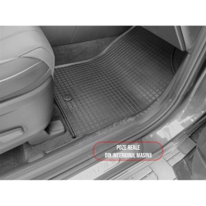 Set 4 covorase Hyundai Santa Fe 2021-prezent, din cauciuc 100%, compatibile cu autoturismul HYUNDAI Santa v1330