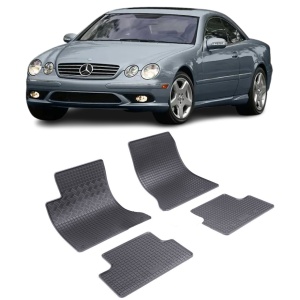 Set 4 covorase Mercedes Cla 2004, din cauciuc 100%, compatibile cu autoturismul MERCEDES CLA v2378