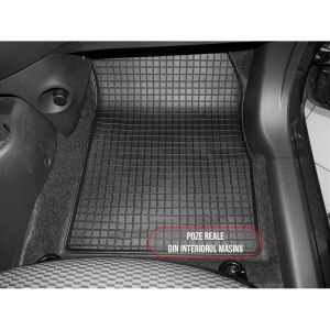Set 4 covorase Nissan Micra 2010-2013, din cauciuc 100%, compatibile cu autoturismul NISSAN Micra v3186