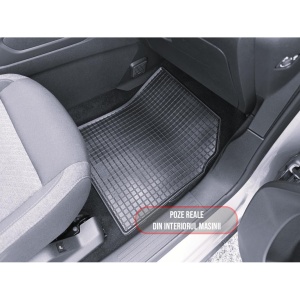 Set 4 covorase Peugeot E-Rifter 5M 2019-prezent, din cauciuc 100%, compatibile cu autoturismul PEUGEOT e-Rifter v3138