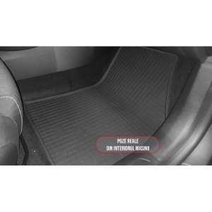 Set 4 covorase Renault Megane 2016-prezent, din cauciuc 100%, compatibile cu autoturismul RENAULT Megane v3619
