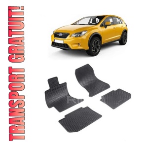 Set 4 covorase Subaru Levorg 2015-2020, din cauciuc 100%, compatibile cu autoturismul SUBARU Levorg