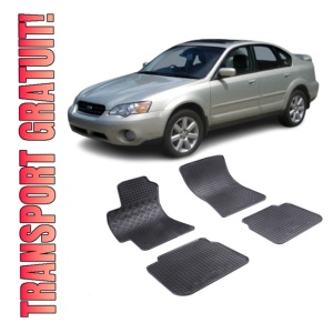 Set 4 covorase Subaru Outback 2004-2009, din cauciuc 100%, compatibile cu autoturismul SUBARU Outback