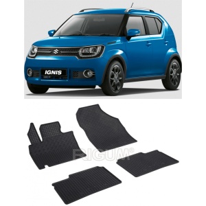 Set 4 covorase Suzuki Ignis 2017-prezent, din cauciuc 100%, compatibile cu autoturismul SUZUKI Ignis v4427