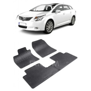 Set 4 covorase Toyota Avensis 2015-2018, din cauciuc 100%, compatibile cu autoturismul TOYOTA Avensis v4192