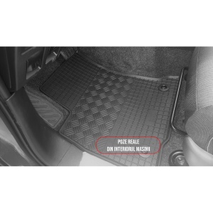 Set 4 covorase Toyota Hilux Double Cab 2016-prezent, din cauciuc 100%, compatibile cu autoturismul TOYOTA Hilux v4328