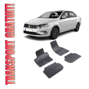 Set 4 covorase Volkswagen Jetta 2011-2018, din cauciuc 100%, compatibile cu autoturismul Volkswagen Jetta