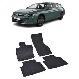 Set 4 covorase Volkswagen Passat 2024- (B9)prezent, din cauciuc 100%, compatibile cu autoturismul Volkswagen Passat v5633