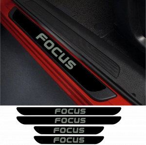 Set 4 protectii praguri auto autoadezive Focus si breloc Succes, accesorii pentru autoturismul tau - masina v246535
