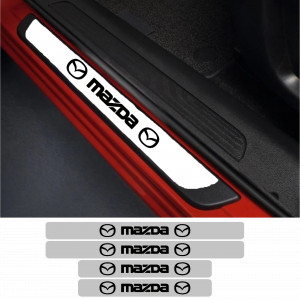 Set 4 protectii praguri auto autoadezive Mazda si breloc Succes, accesorii pentru autoturismul tau - masina v246832