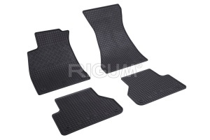 Set 5 covorase AUDI A5 II din 10.2016-PREZENT, cu covoras tunel median, CAROSERIE SPORTBACK, Presuri cauciuc 100%, compatibil cu autoturismul AUDI A5 II, Rigum - Img 3