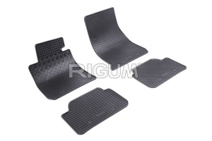 Set 5 covorase BMW SERIA 1 F20 din 10.2011-06.2019, cu covoras tunel median, CAROSERIE HATCHBACK 3 USI, Presuri cauciuc 100%, compatibil cu autoturismul BMW SERIA 1 F20, Rigum - Img 3