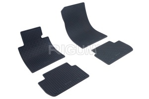 Set 5 covorase BMW SERIA 3 E46 din 1998-08.2005, cu covoras tunel median, CAROSERIE COMBI, Presuri cauciuc 100%, compatibil cu autoturismul BMW SERIA 3 E46, Rigum - Img 3
