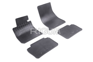 Set 5 covorase BMW SERIA 4 F32 din 10.2013-09.2020, cu covoras tunel median, CAROSERIE COUPE, Presuri cauciuc 100%, compatibil cu autoturismul BMW SERIA 4 F32, Rigum - Img 3