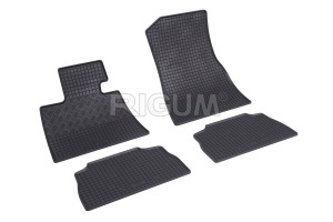 Set 5 covorase BMW X6 G06 din 11.2019-PREZENT, cu covoras tunel median, CAROSERIE SUV, Presuri cauciuc 100%, compatibil cu autoturismul BMW X6 G06, Rigum - Img 3