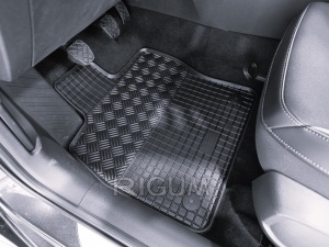 Set 5 covorase CUPRA LEON din 10.2020-PREZENT, cu covoras tunel median, CAROSERIE HATCHBACK, Presuri cauciuc 100%, compatibil cu autoturismul CUPRA LEON, Rigum - Img 5