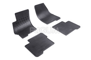 Set 5 covorase FIAT LINEA din 06.2007-11.2018, cu covoras tunel median, CAROSERIE SEDAN, Presuri cauciuc 100%, compatibil cu autoturismul FIAT LINEA, Rigum - Img 5