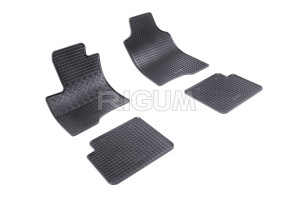 Set 5 covorase FIAT PANDA III din 03.2012-PREZENT, cu covoras tunel median, CAROSERIE HATCHBACK, Presuri cauciuc 100%, compatibil cu autoturismul FIAT PANDA III, Rigum - Img 3