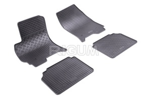 Set 5 covorase FORD MONDEO III din 2001-08.2007, cu covoras tunel median, CAROSERIE COMBI, Presuri cauciuc 100%, compatibil cu autoturismul FORD MONDEO III, Rigum - Img 3