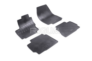 Set 5 covorase FORD MONDEO IV din 09.2007-12.2014, cu covoras tunel median, CAROSERIE HATCHBACK, Presuri cauciuc 100%, compatibil cu autoturismul FORD MONDEO IV, Rigum - Img 3