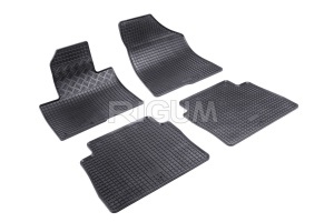 Set 5 covorase HYUNDAI SANTA FE I din 2010-2012, cu covoras tunel median, CAROSERIE SUV, Presuri cauciuc 100%, compatibil cu autoturismul HYUNDAI SANTA FE I, Rigum - Img 3