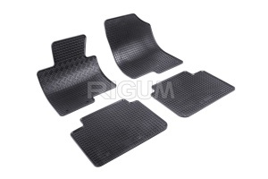 Set 5 covorase HYUNDAI SONATA din 2011-2014, cu covoras tunel median, CAROSERIE SEDAN, Presuri cauciuc 100%, compatibil cu autoturismul HYUNDAI SONATA, Rigum - Img 3