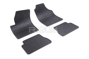 Set 5 covorase KIA PICANTO I din 2004-03.2011, cu covoras tunel median, CAROSERIE HATCHBACK, Presuri cauciuc 100%, compatibil cu autoturismul KIA PICANTO I, Rigum - Img 3