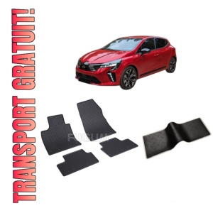 Set 5 covorase MITSUBISHI COLT VII HYBRID din 10.2023-PREZENT, cu covoras tunel median, CAROSERIE HATCHBACK, Presuri cauciuc 100%, compatibil cu autoturismul MITSUBISHI COLT VII HYBRID, Rigum