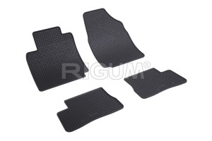 Set 5 covorase NISSAN MICRA K12 din 2002-2010, cu covoras tunel median, CAROSERIE HATCHBACK, Presuri cauciuc 100%, compatibil cu autoturismul NISSAN MICRA K12, Rigum - Img 3