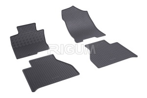 Set 5 covorase NISSAN NAVARA din 01.2016-2022, cu covoras tunel median, CAROSERIE PICK-UP, Presuri cauciuc 100%, compatibil cu autoturismul NISSAN NAVARA, Rigum - Img 3