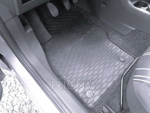 Set 5 covorase OPEL CORSA E din 12.2014-05.2019, cu covoras tunel median, CAROSERIE HATCHBACK, Presuri cauciuc 100%, compatibil cu autoturismul OPEL CORSA E, Rigum - Img 5